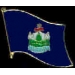 MAINE PIN STATE FLAG PIN
